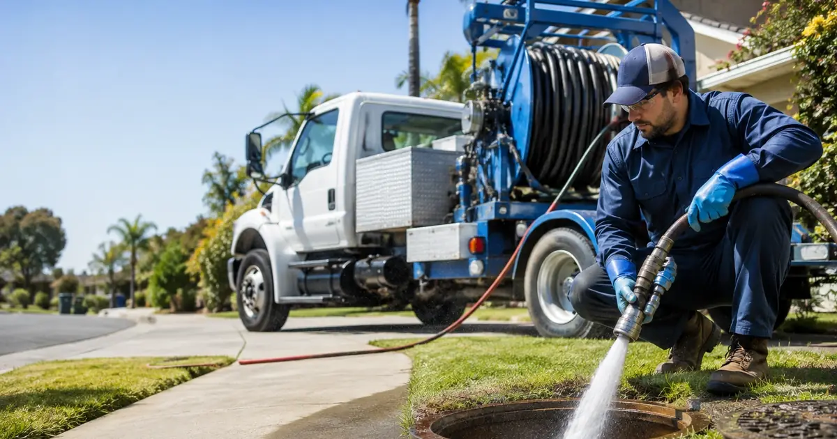 Hydro jet sewer cleaning Crockett